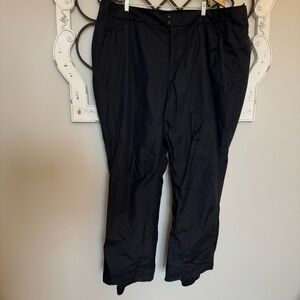 COLUMBIA Size 3X Women’s Black Omni Heat Waterproof Snow Pants